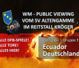SVA Fussball WM Public ViewingReitstall Kröger